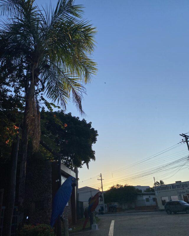 pôr do sol